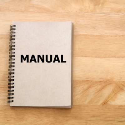 A manual is defined as a book that gives you practical instructions on how to do something.